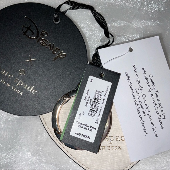 Kate Spade Disney X Mickey and Minnie Keychain Coin Purse, NWT - Picture 5 of 9